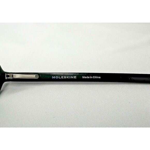 Moleskine Reading Glasses PD62 Black Diopter +1.00 Acetate Frame Spring Hinges - Picture 9 of 10